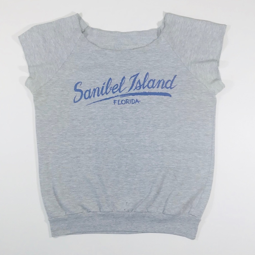 Santibel Island Florida Cropped Sweatshirt